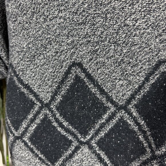 Madewell Charcoal All Angles Thick Geometric Cardigan - Picture 4 of 6